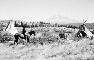 345 Huckleberry picker camp at Surprise Lake.jpg 345 Huckleberry picker camp at Surprise Lake