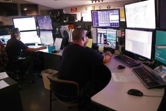 Redding Interagency Command Center Dispatcher.jpg Redding Interagency Command Center Dispatcher
