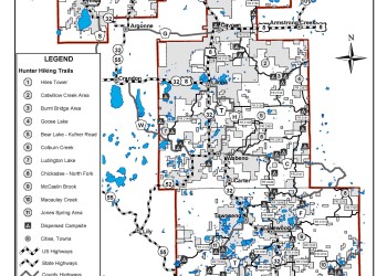 Vicinity Map: Lakewood-Laona Hunter Hiking Trails