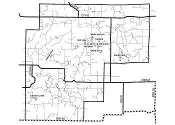 Vicinity Map: Medford Hunter Hiking Trails