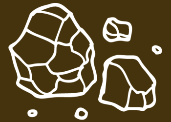 Rocks and minerals icon