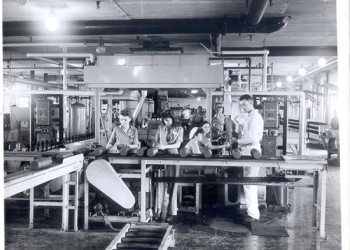 Joliet Arsenal: Group shot of munitions line