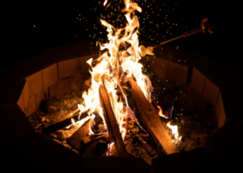 Enclosed campfire