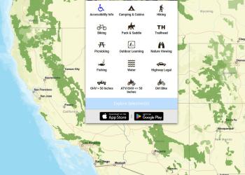 photo of interactive map