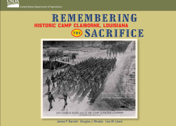 book cover for remembering the sacrifice of historic camp claiborne