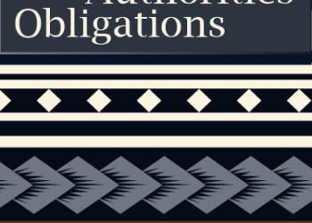tribal pattern with lettering