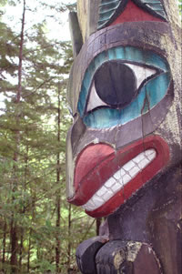 Totem from Prince of Wales Island.