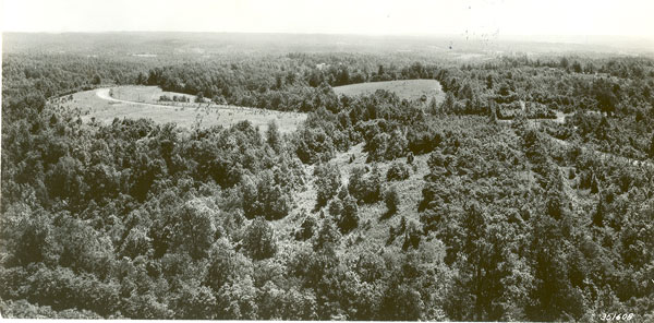 view from Hickory Ridge firetower.