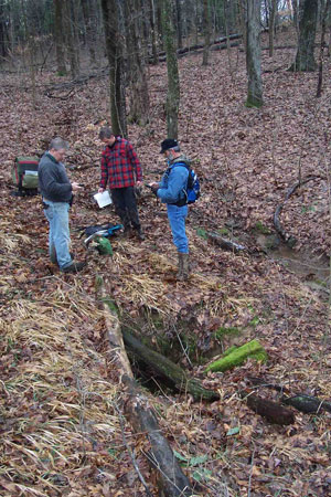 Volunteers help conduct surveys of karst areas