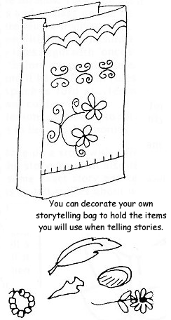 Decorate your own storytelling bag