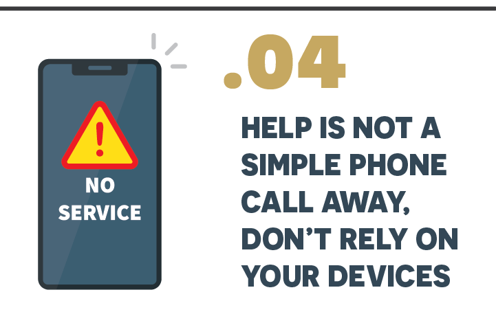 illustration of a cell phone with no service