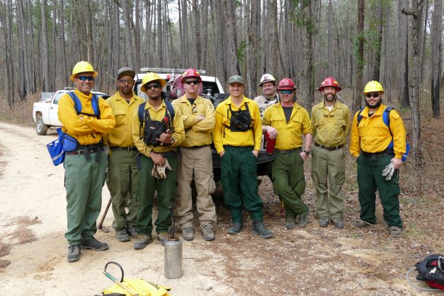 Fire Crew on the Tuskegee NF