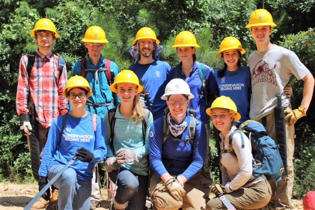Student Conservation Association Crew in 2017