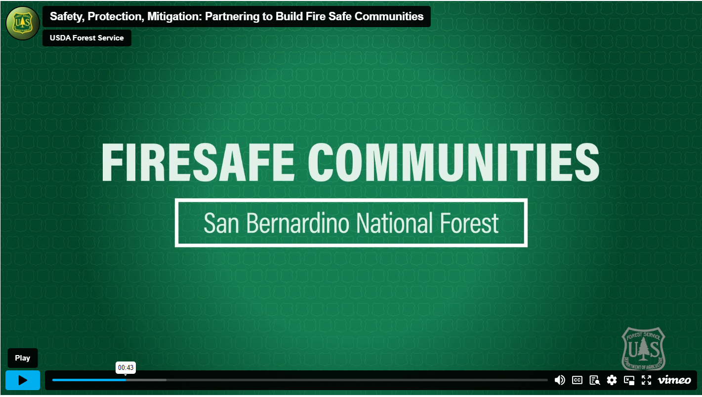 Video player for Forest News Episode 19 on the topic of Partnering to Build Fire Safe Communities