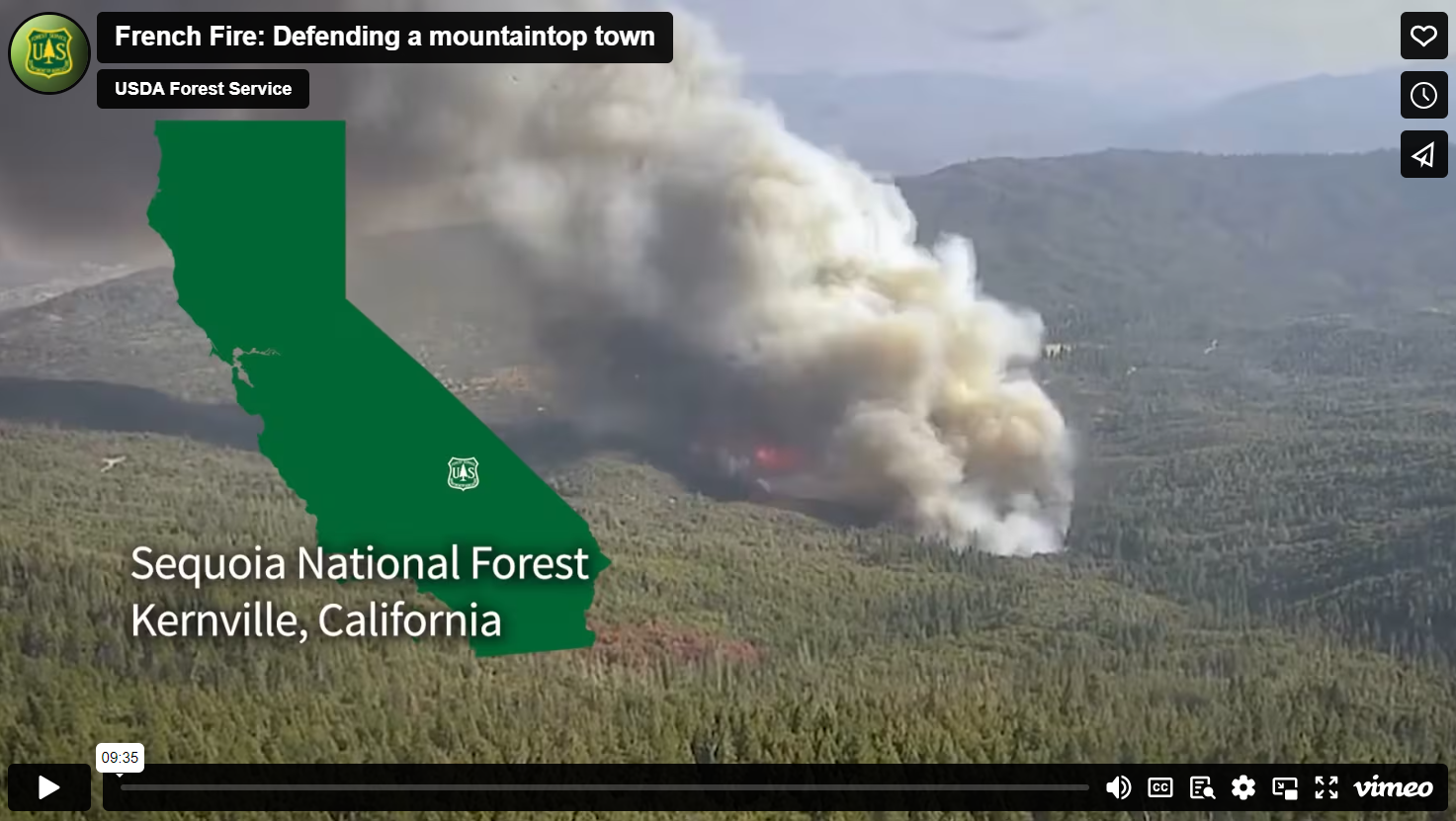 Video player for Forest News Episode 23 on the topic of French Fire: Defending a mountaintop town