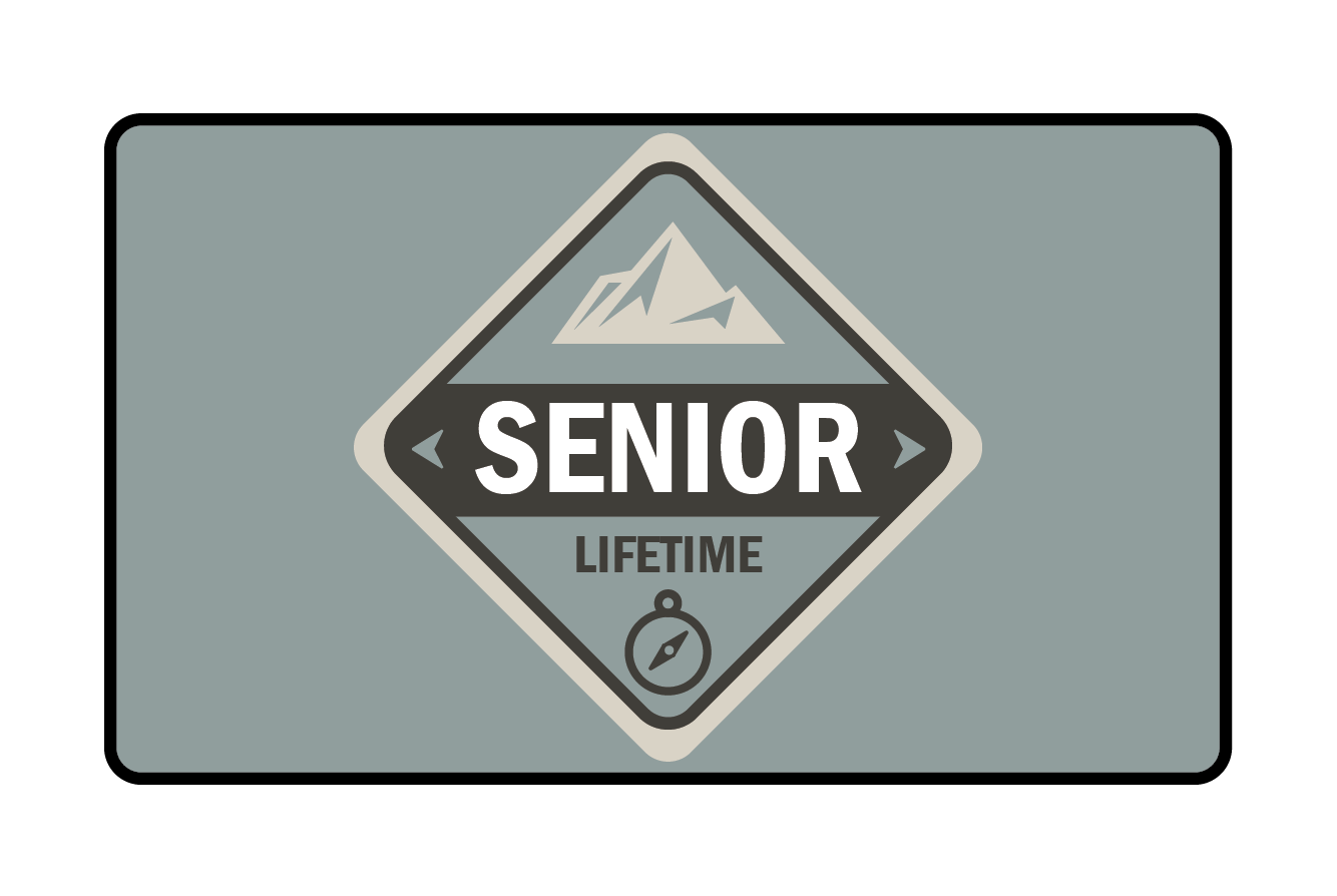 Senior Lifetime Pass Info Graphic