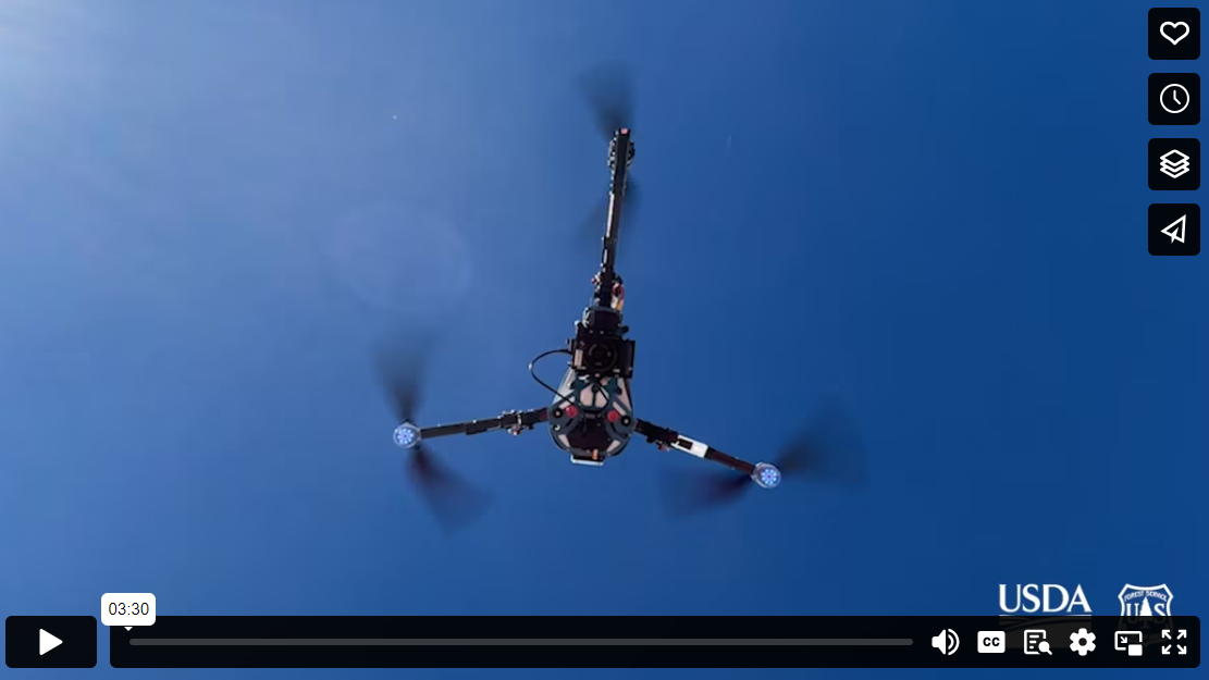 Video player for Forest News Episode 28 on the topic of An Aerial Eye on the Forest