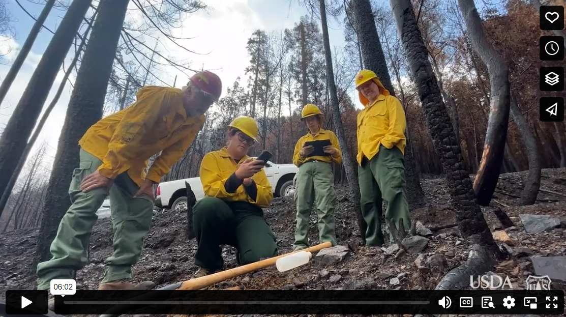 Video player for Forest News Episode 30 on the topic Burned Area Emergency Response, Soil and Water