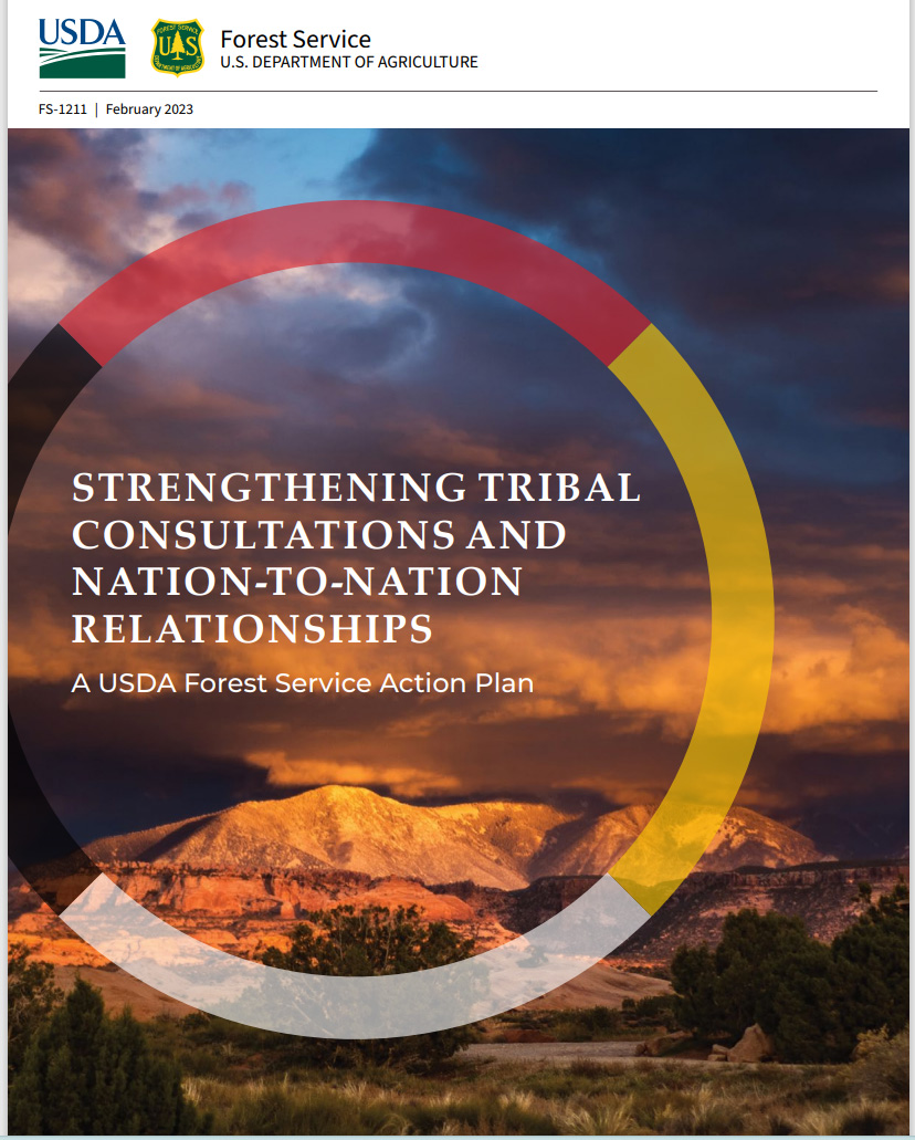 The cover of the Strengthening Tribal Consultations and Nation-To-Nation Relationships document.