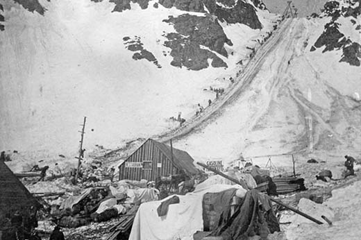 Historic Chilkoot Trail Gold Rush.