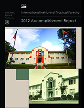 The cover image of the 2012 IITF accomplishment report