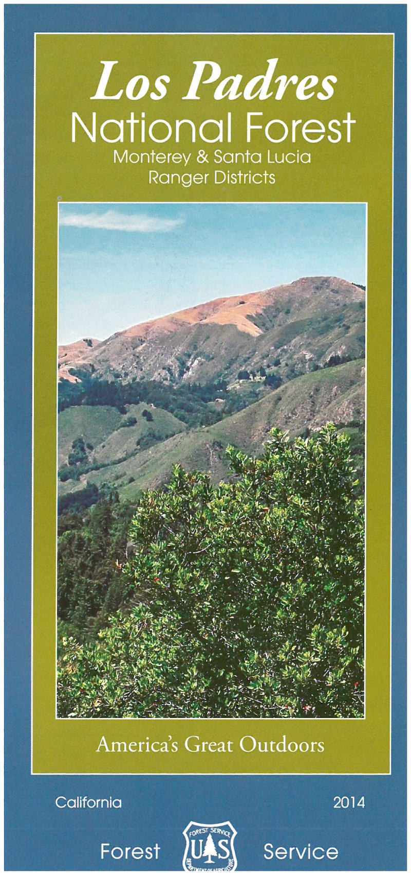 Los Padres National Forest Map North