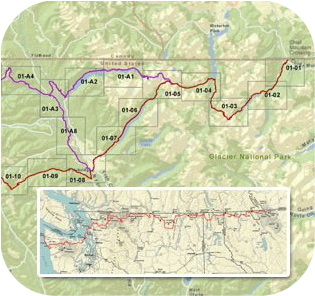 pacific northwest trail map