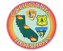 emblem depicting the state of California superimposed by the USFS, NPS and BLM logos