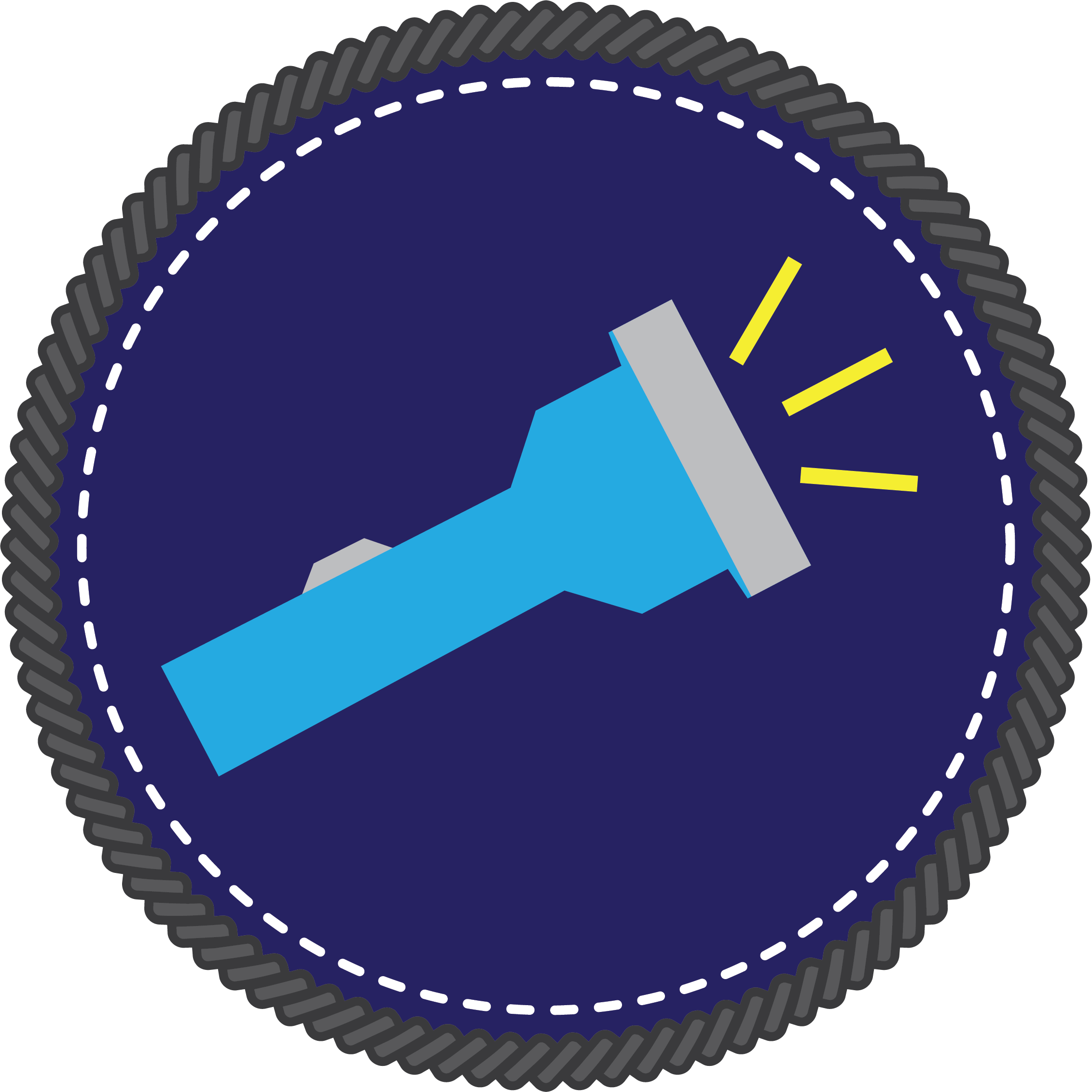 Flashlight Badge icon