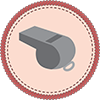 Whistle Badge Icon