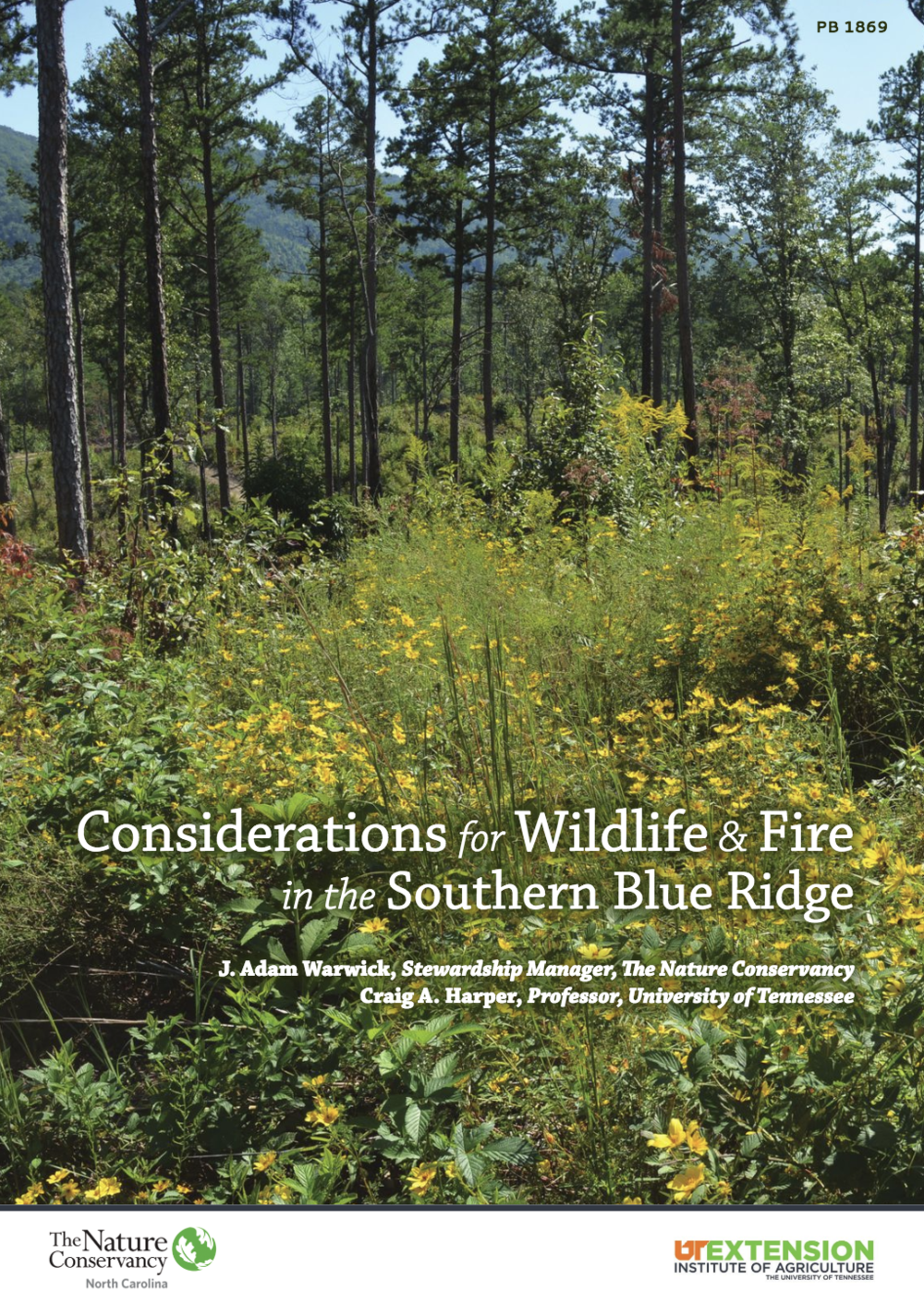 Considerations for Wildlife & Fire in the Southern Blue Ridge