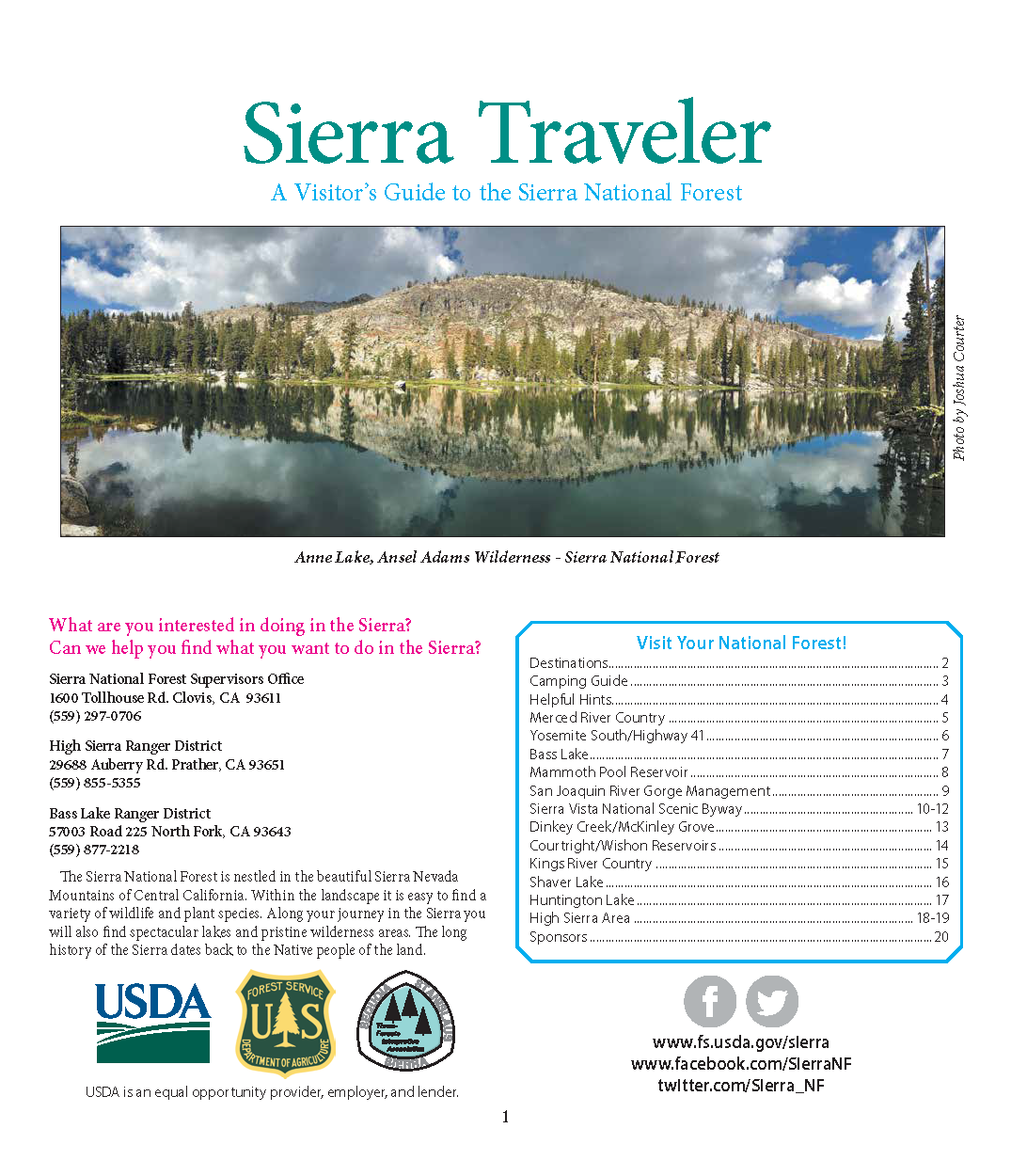 Sierra Traveler Visitor Guide