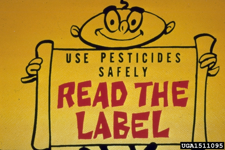 Always read and follow label directions for application for all pesticides! (USDA Forest Service-Reg