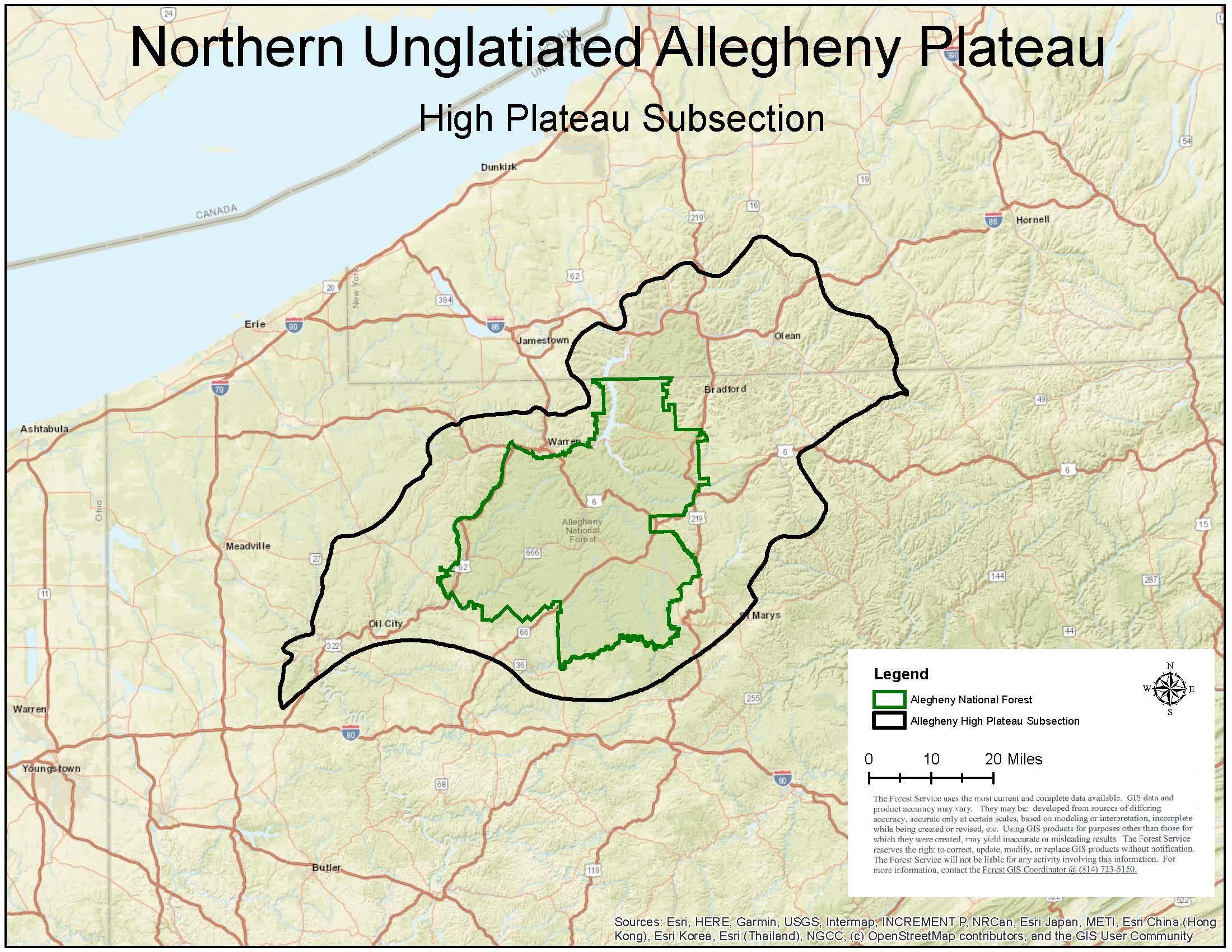 allegheny national forest map Allegheny National Forest Home allegheny national forest map