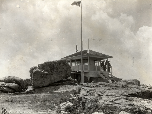 Canaan Mountain Lookout circa 1927
