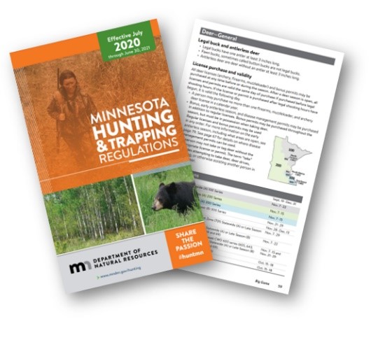 Covers of the MN hunting guidelines.