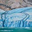 Painting of Dawes Glacier.