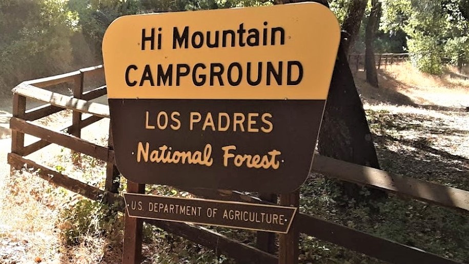 Hi Mountain Campground sign