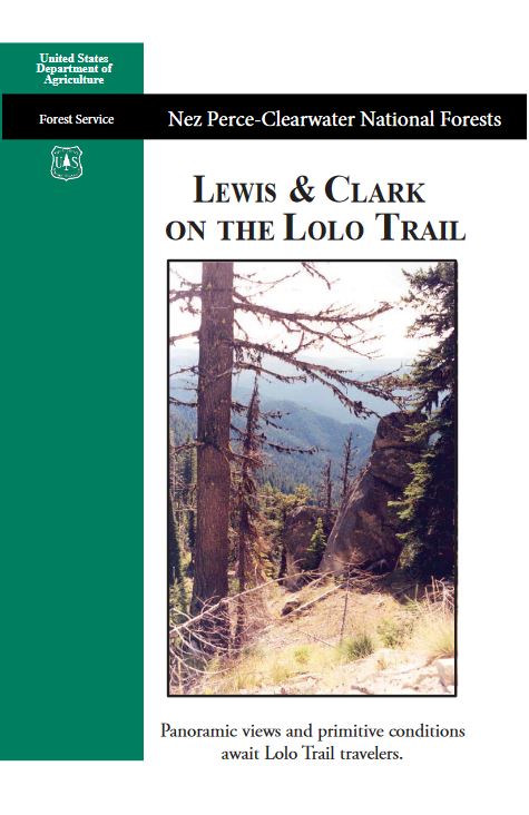 Cover of the Lewis and Clark on the Lolo Trail brochure