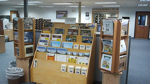 BLM & US Forest Service Recreational Brochures at the PLIC