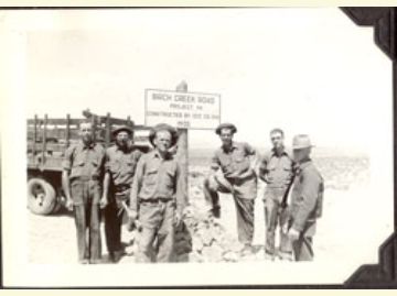Historic Photo of Birch Creek CCC Camp
