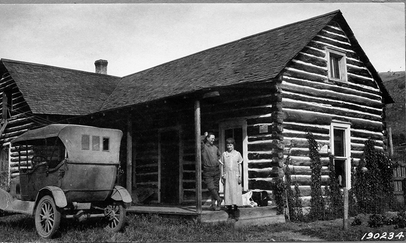 Meyers Creek cabin, 1924
