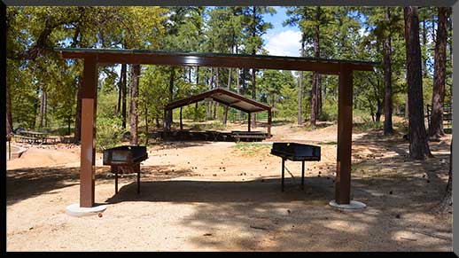 Shade ramada, grills, and picnic tables perfect for group gatherings.