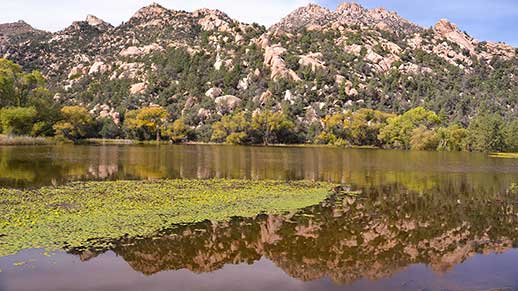 Granite Mountain reflected in Granite Basin Lake