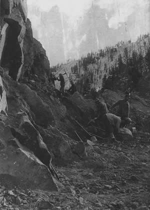 South Fork Payette River road crew, 1917