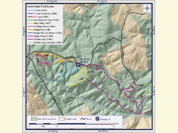 Locust Stake OHV Trail Map