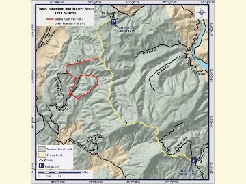 Oakey Mountain OHV Trail Map