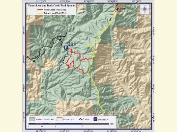 Rock Creek OHV Trail Map