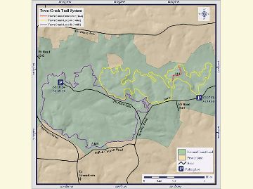 Town Creek OHV Trail Map