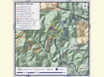 Whissenhunt OHV Trail Map
